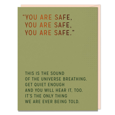 Card: EG You Are Safe|EM & Friends