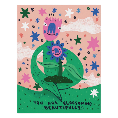 Card: BL Blossoming Beautifully|EM & Friends