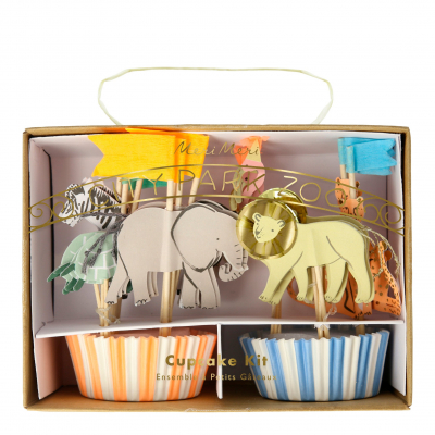 Safari Animals Cupcake Kit|Meri Meri