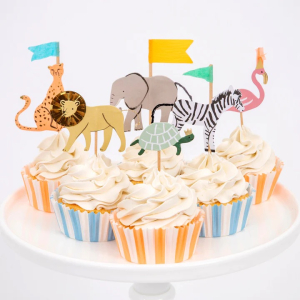 Safari Animals Cupcake Kit|Meri Meri