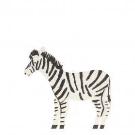 Safari Zebra Napkins|Meri Meri