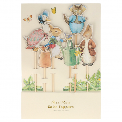 Peter Rabbit & Friends Toppers|Meri Meri