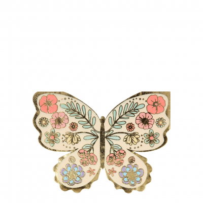Floral Butterfly Napkins|Meri Meri