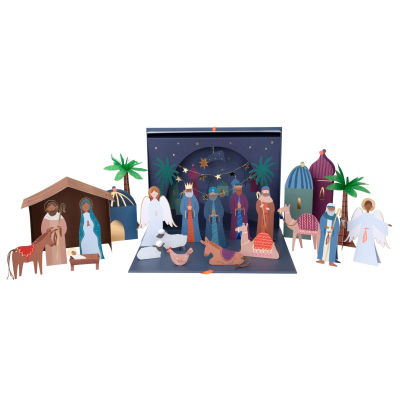 Nativity Paper Craft Advent Calendar|Meri Meri