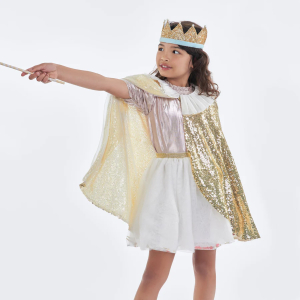 Gold Sparkle Cape Dress Up|Meri Meri