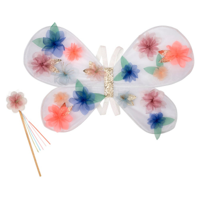 Organza Flower Wings & Wand|Meri Meri