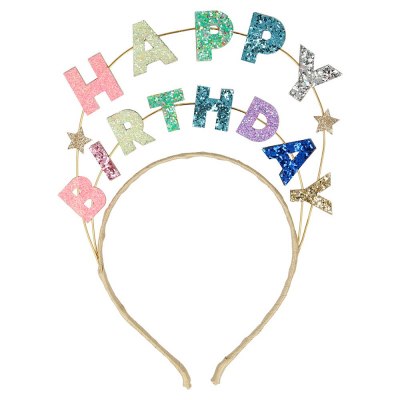 Happy Birthday Glitter Headband|Meri Meri