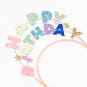 Happy Birthday Glitter Headband|Meri Meri