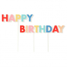 Happy Birthday Acrylic Cake Toppers|Meri Meri