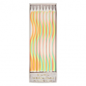 Tapered Rainbow Candles|Meri Meri