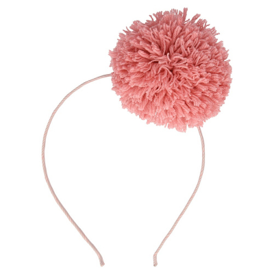 Pink Pompom Headband|Meri Meri