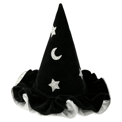 Pointed Black Hat|Meri Meri
