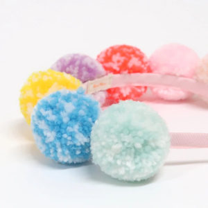 Rainbow Pompom Headband|Meri Meri