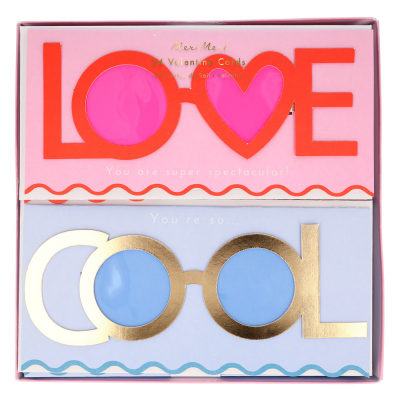 Valentine’s Glasses Cards|Meri Meri