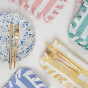 Stripe Ruffle Napkins|Meri Meri