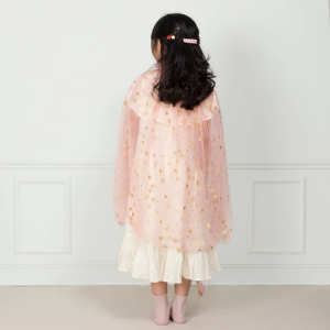 Pink Star Tulle Cape|Meri Meri