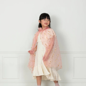 Pink Star Tulle Cape|Meri Meri