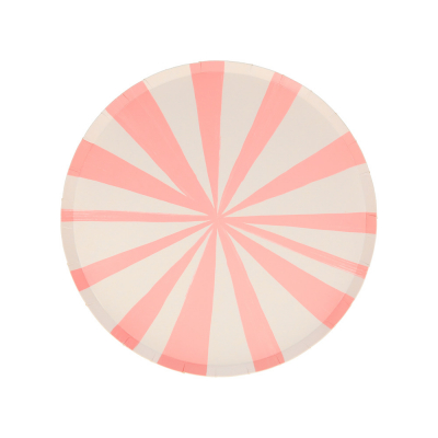 Pink Stripe Side Plates|Meri Meri