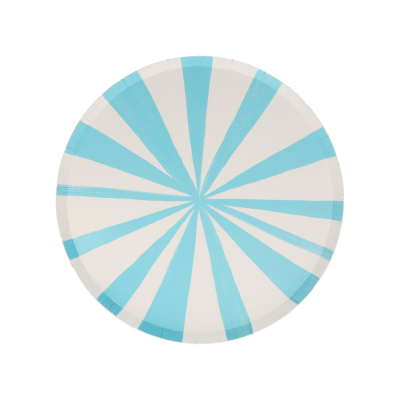 Blue Stripe Side Plates|Meri Meri