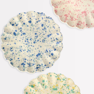 Small Speckled Bamboo Plates|Meri Meri