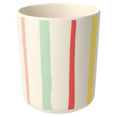 Bamboo Bright Stripe Cups|Meri Meri