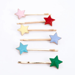 Enamel Star Hair Slides|Meri Meri