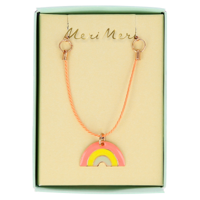 Enamel Rainbow Necklace|Meri Meri