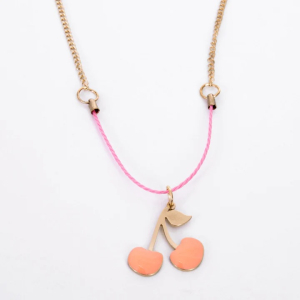 Enamel Cherries Necklace|Meri Meri