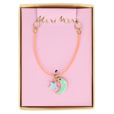 Enamel Moon & Sun Necklace|Meri Meri