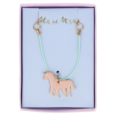 Enamel Unicorn Necklace|Meri Meri