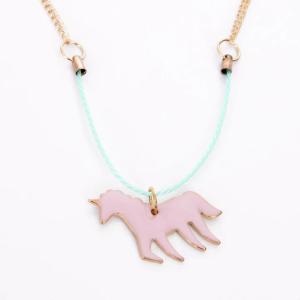 Enamel Unicorn Necklace|Meri Meri