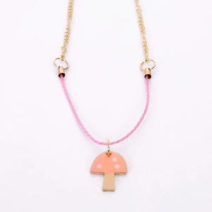 Enamel Mushroom Necklace|Meri Meri