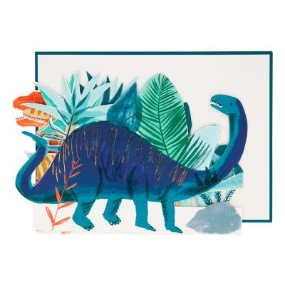 Dinosaur Concertina Card|Meri Meri