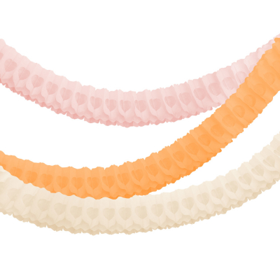 3 Pink Honeycomb Garlands|Meri Meri