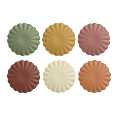 Earthy Small Reusable Bamboo Plates|Meri Meri