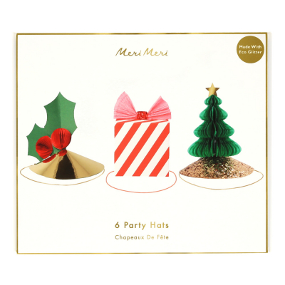 Mixed Christmas Party Hats|Meri Meri