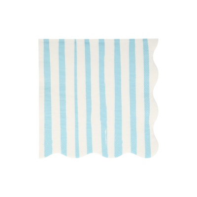 Blue Stripe Large Napkins|Meri Meri