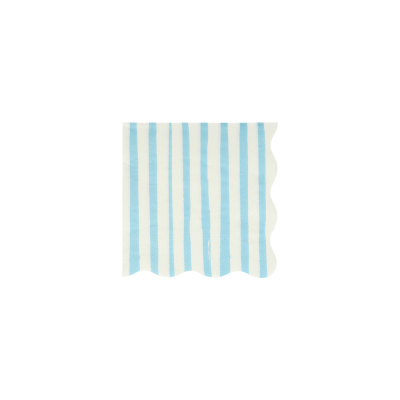 Blue Stripe Small Napkins|Meri Meri