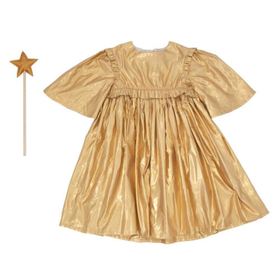 Gold Angel Dress Age 5-6|Meri Meri