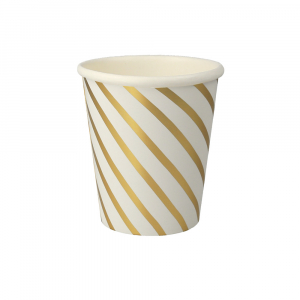 Gold Swirl Cups|Meri Meri