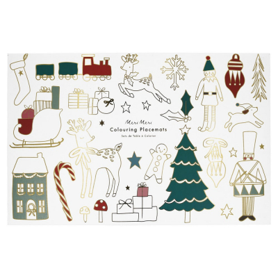 Christmas Coloring Placemats|Meri Meri