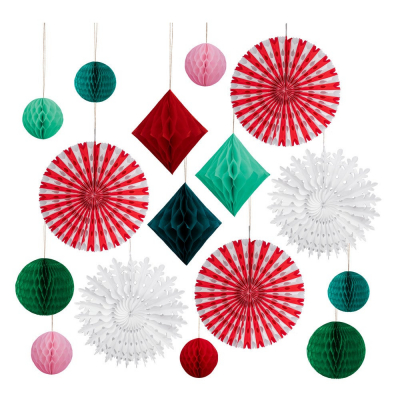 Christmas Honeycomb Decoration Kit|Meri Meri