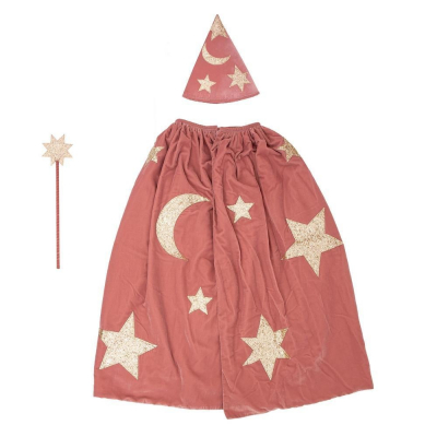 Pink Velvet Wizard Costume|Meri Meri