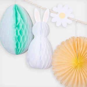 Honeycomb Easter Bunny Garland|Meri Meri