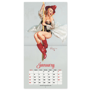 2025 Elvgren: Pin-Up Girls 12" x 12" Calendar|Studio Oh!