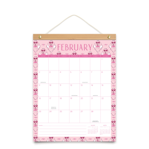 2025 Dog Days Bamboo-Hanger Calendar|Studio Oh!