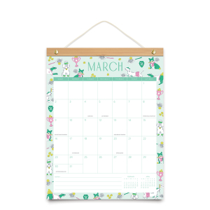 2025 Dog Days Bamboo-Hanger Calendar|Studio Oh!