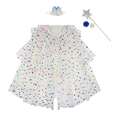 Dotty Collared Cape|Meri Meri