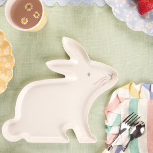 Reusable Bamboo Bunny Plates|Meri Meri