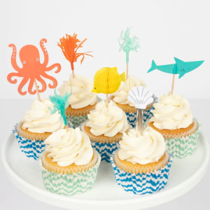 Octopus & Shark Cupcake Kit|Meri Meri